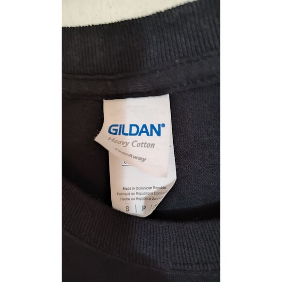 I'm Hers Men's Small T Shirt White Glove White Lettering Black Fast Shipping - Picture 5 of 14